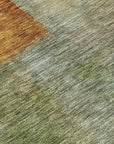 LOOMLAN Rugs Vienna Green Washable Indoor-Outdoor Rug