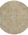 LOOMLAN Rugs Vilnius Beige Washable Indoor-Outdoor Rug