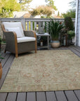 LOOMLAN Rugs Vilnius Beige Washable Indoor-Outdoor Rug