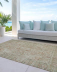 LOOMLAN Rugs Vilnius Beige Washable Indoor-Outdoor Rug