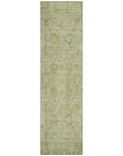 LOOMLAN Rugs Vilnius Green Washable Indoor-Outdoor Rug