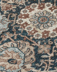 LOOMLAN Rugs Vionith Brown Washable Indoor-Outdoor Rug