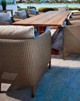 Visions Dining Armchair Premium Wicker Furniture - LOOMLAN - Lloyd Flanders - Outdoor Dining Chairs