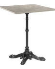 Alfresco Metal Gray Square Dining Table