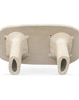 Moe's Home Warby Faux Travertine Outdoor Dining Table