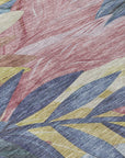 LOOMLAN Rugs Warpella Blue Washable Indoor-Outdoor Rug