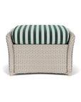 Lloyd Flanders Weekend Retreat Ottoman All Weather Wicker