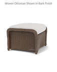 Lloyd Flanders Weekend Retreat Ottoman All Weather Wicker