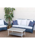 Lloyd Flanders Weekend Retreat Outdoor Couch All Weather Wicker