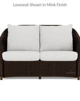 Lloyd Flanders Weekend Retreat Outdoor Loveseat All Weather Wicker