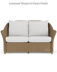 Lloyd Flanders Weekend Retreat Outdoor Loveseat All Weather Wicker