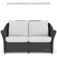 Lloyd Flanders Weekend Retreat Outdoor Loveseat All Weather Wicker