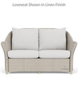 Lloyd Flanders Weekend Retreat Outdoor Loveseat All Weather Wicker