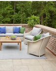 Lloyd Flanders Weekend Retreat Outdoor Loveseat All Weather Wicker