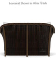 Lloyd Flanders Weekend Retreat Outdoor Loveseat All Weather Wicker