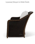 Lloyd Flanders Weekend Retreat Outdoor Loveseat All Weather Wicker