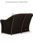 Lloyd Flanders Weekend Retreat Outdoor Loveseat All Weather Wicker