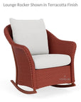 Weekend Retreat Rocker Lounge Chair Set Ottoman - LOOMLAN - Lloyd Flanders - Outdoor Lounge Sets