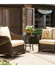 Weekend Retreat Rocker Lounge Chair Set Table - LOOMLAN - Lloyd Flanders - Outdoor Lounge Sets