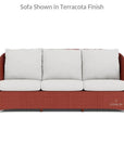 Lloyd Flanders Weekend Retreat Wicker Sofa Lounge Set Lloyd Flanders