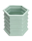 Willow Hexagonal Designed Ceramic Planter - LOOMLAN - Chelsea House - Planters