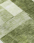LOOMLAN Rugs Wovari Green Washable Indoor-Outdoor Rug