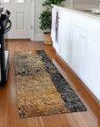 LOOMLAN Rugs Yasmineh Orange Washable Indoor-Outdoor Rug
