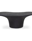 Moe's Home Yumi Concrete Outdoor Oval Coffee Table