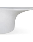 Moe's Home Yumi Concrete Outdoor Oval Coffee Table