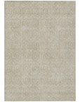 LOOMLAN Rugs Zafrine Beige Washable Indoor-Outdoor Rug