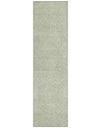 LOOMLAN Rugs Zafrine Green Washable Indoor-Outdoor Rug
