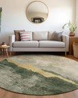 LOOMLAN Rugs Zailor Fern Washable Indoor-Outdoor Rug