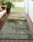 LOOMLAN Rugs Zailor Fern Washable Indoor-Outdoor Rug