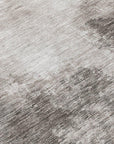 LOOMLAN Rugs Zailor Gray Washable Indoor-Outdoor Rug