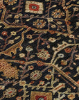 LOOMLAN Rugs Zara Black Washable Indoor-Outdoor Rug