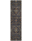 LOOMLAN Rugs Zara Blue Washable Indoor-Outdoor Rug