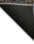 LOOMLAN Rugs Zara Blue Washable Indoor-Outdoor Rug