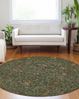 LOOMLAN Rugs Zara Green Washable Indoor-Outdoor Rug