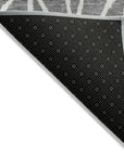 LOOMLAN Rugs Zarelia Gray Washable Indoor-Outdoor Rug
