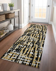 LOOMLAN Rugs Zarifa Black Washable Indoor-Outdoor Rug