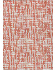 LOOMLAN Rugs Zarifa Coral Washable Indoor-Outdoor Rug