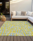 LOOMLAN Rugs Zarifa Gold Washable Indoor-Outdoor Rug