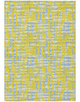 LOOMLAN Rugs Zarifa Gold Washable Indoor-Outdoor Rug