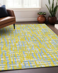 LOOMLAN Rugs Zarifa Gold Washable Indoor-Outdoor Rug