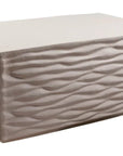 Seasonal Living Zen Ceramic Rectangular Patio Coffee Table
