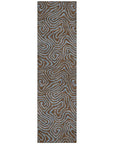 Zena Brown Washable Indoor - Outdoor Rug - LOOMLAN - LOOMLAN Rugs - Outdoor Rugs