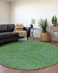 LOOMLAN Rugs Zena Green Washable Indoor-Outdoor Rug