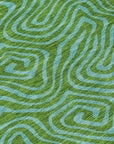 LOOMLAN Rugs Zena Green Washable Indoor-Outdoor Rug