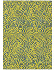 LOOMLAN Rugs Zena Yellow Washable Indoor-Outdoor Rug