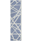 LOOMLAN Rugs Zephina Denim Washable Indoor-Outdoor Rug